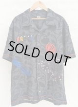 画像: 【KHOKI(コッキ)】Hand enbroidered-design shirt/Black