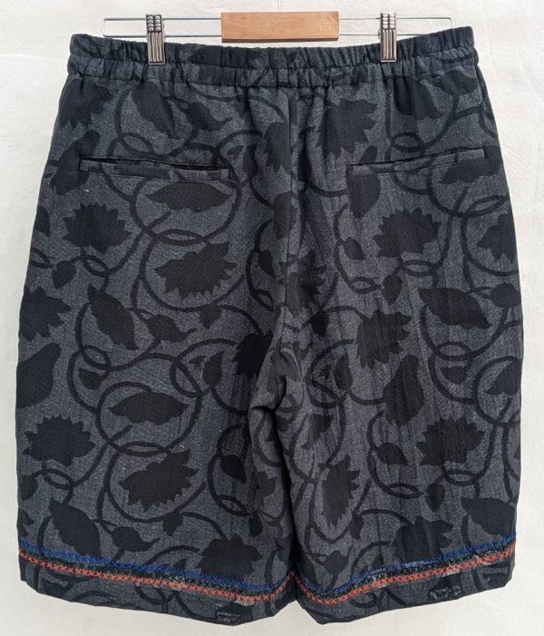 画像2: 【KHOKI(コッキ】Hand enbroidered-design pants/Black
