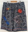 画像1: 【KHOKI(コッキ】Hand enbroidered-design pants/Black