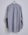 画像2: 【BISOWN(ビソウン)】STRIPE PULLOVER SHIRTS/ BLUE STRIPE