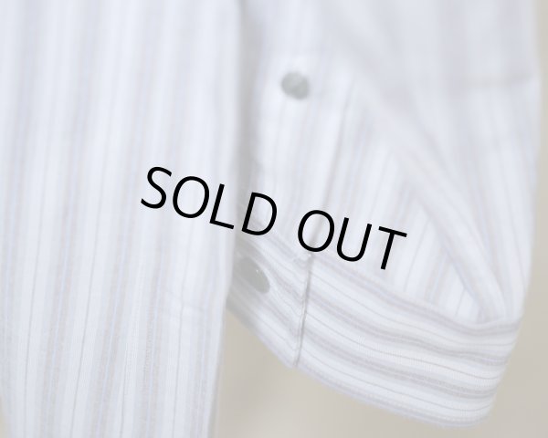 画像5: 【BISOWN(ビソウン)】STRIPE PULLOVER SHIRTS/ BLUE STRIPE