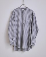 画像: 【BISOWN(ビソウン)】STRIPE PULLOVER SHIRTS/ BLUE STRIPE