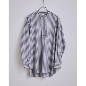 画像: 【BISOWN(ビソウン)】STRIPE PULLOVER SHIRTS/ BLUE STRIPE