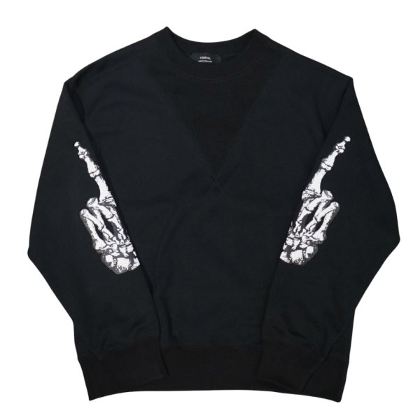 画像1: 【ensou.(エンソウ)】Peace Sweatshirt/ Black