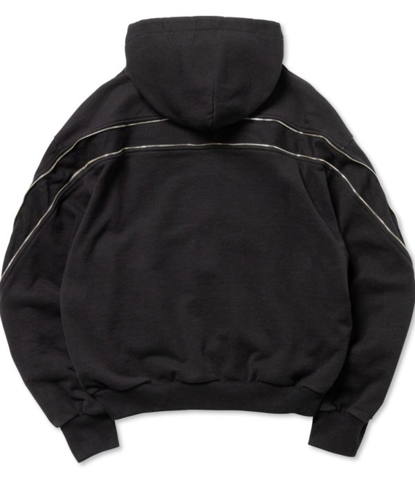 画像2: 【ROTOL(ロトル)】LOOPWHEEL SWEAT ZIP HOODIE　”BLACK”