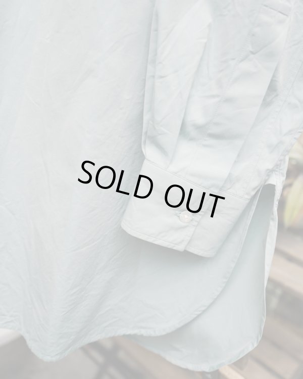画像3: 【HEUGN(ユーゲン)】“Rob” BAND COLLAR SHIRT- Chambry green