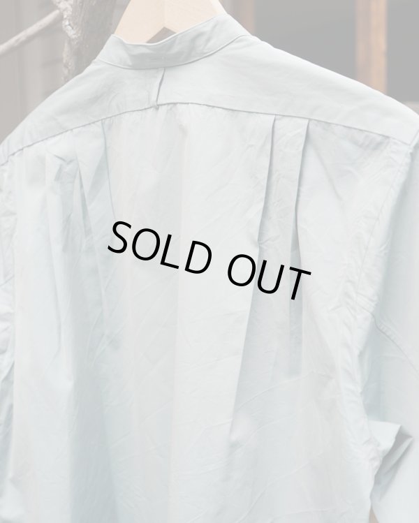 画像5: 【HEUGN(ユーゲン)】“Rob” BAND COLLAR SHIRT- Chambry green
