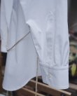画像8: 【KAKAN(カカン)】HORIZONTAL COLLAR SHIRT〈K〉/ WHITE&HANDPAINT PRINT