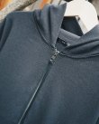 画像3: 【KAKAN(カカン)】ROUND KNIT ZIP HOODIE/ DARK CHARCOAL