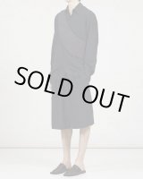画像: 【GABRIELA COLL GARMENTS(ガブリエラコールガーメンツ)】SILK PONGEE SHIRT/ BLACK
