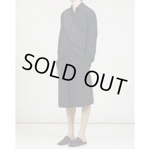 画像: 【GABRIELA COLL GARMENTS(ガブリエラコールガーメンツ)】SILK PONGEE SHIRT/ BLACK