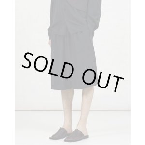 画像: 【GABRIELA COLL GARMENTS(ガブリエラコールガーメンツ)】SILK PONGEE SHORT TROUSERS/ BLACK