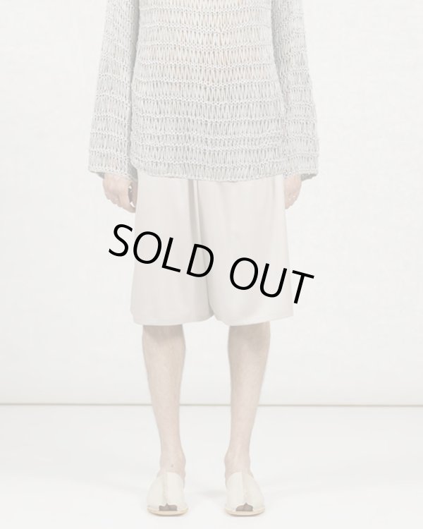 画像1: 【GABRIELA COLL GARMENTS(ガブリエラコールガーメンツ)】SUMMER WOOL SHORT TROUSERS/ BEIGE