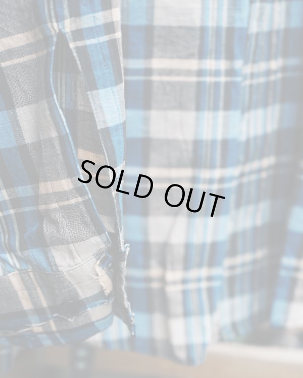 画像4: 【ensou.(エンソウ)】Rough Cut Shirt / Blue Check