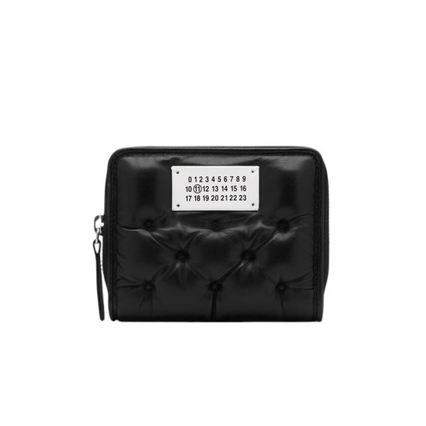 画像1: 【Maison Margiela(メゾンマルジェラ)】GLAM SLAM EMBROIDERY WALLET SMALL/ BLACK