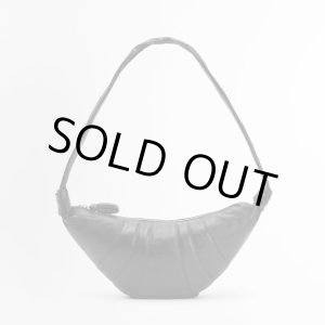 画像: 【LEMAIRE(ルメール)】MEDIUM CROISSANT BAG SOFT NAPPA LEATHER/ BLACK