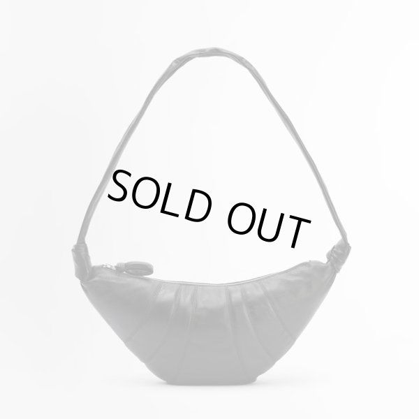 画像1: 【LEMAIRE(ルメール)】MEDIUM CROISSANT BAG SOFT NAPPA LEATHER/ BLACK