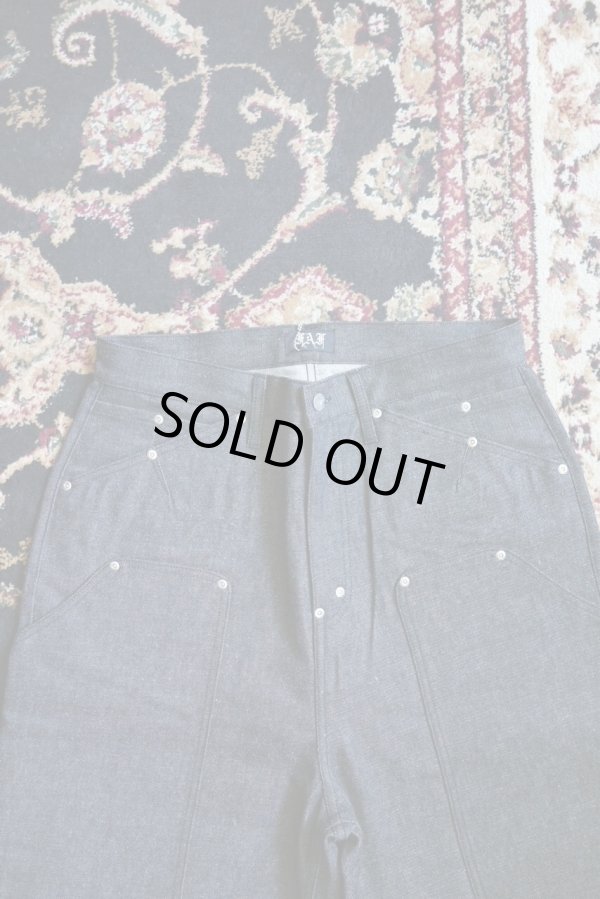 画像3: 【FAF(エフエーエフ)】NEWCOMMUNE Baggy Denim Shorts rigid  "Black"