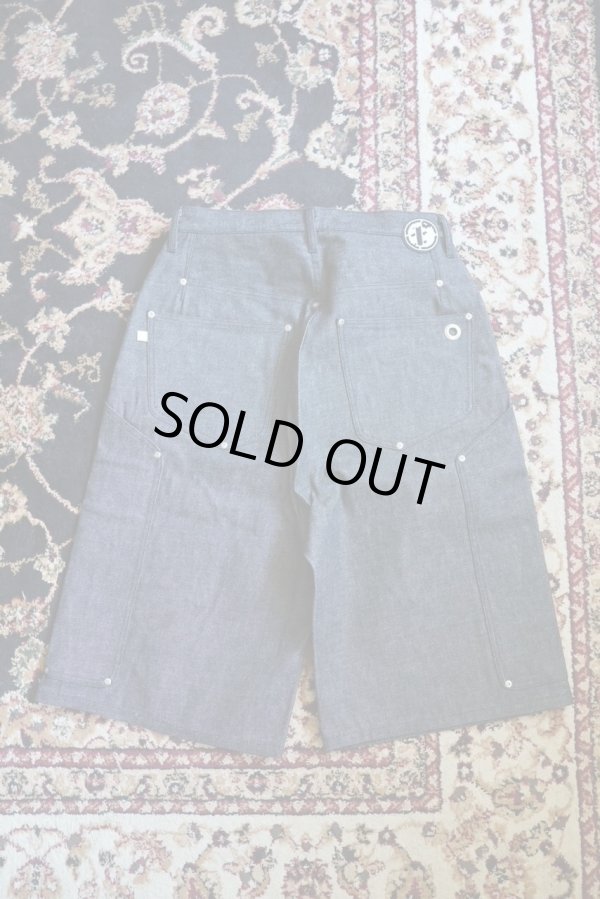 画像2: 【FAF(エフエーエフ)】NEWCOMMUNE Baggy Denim Shorts rigid  "Black"