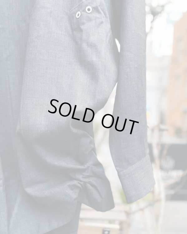 画像7: 【Omar Afridi(オマールアフリディ)】CINCHED SHIRT/ GREY
