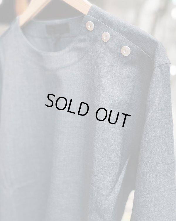 画像6: 【Omar Afridi(オマールアフリディ)】CINCHED SHIRT/ GREY