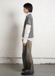 画像3: 【NVRFRGT(ネヴァーフォーゲット)】3D TWISTED WIDE LEG JEANS/ MUD FADED INDIGO