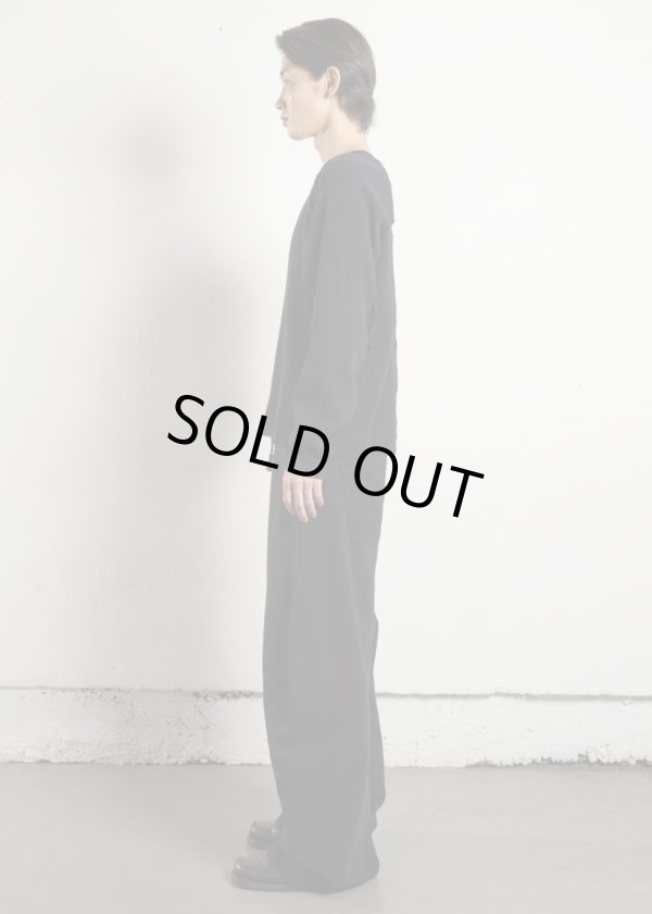 画像4: 【NVRFRGT(ネヴァーフォーゲット)】WAFFLE THERMAL LONG SLEEVE T-SHIRT/ BLACK