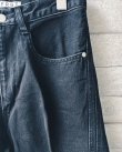 画像7: 【NVRFRGT(ネヴァーフォーゲット)】3D TWISTED WIDE LEG JEANS/  FADED BLACK