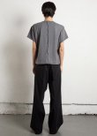 画像4: 【NVRFRGT(ネヴァーフォーゲット)】3D TWISTED WIDE LEG JEANS/  FADED BLACK