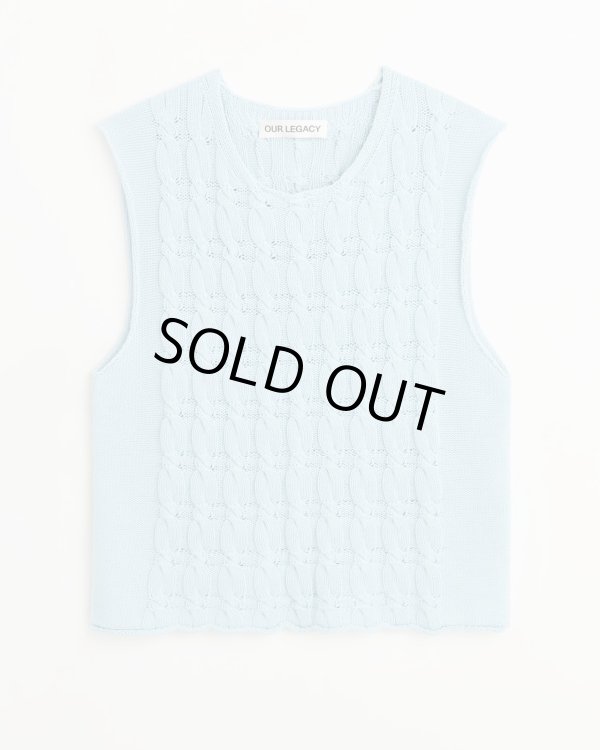 画像1: 【OUR LEGACY(アワーレガシー)】PLEASER TANK/ Natural Dye Sky Dry Cotton