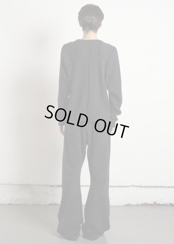 画像5: 【NVRFRGT(ネヴァーフォーゲット)】WAFFLE THERMAL LONG SLEEVE T-SHIRT/ BLACK