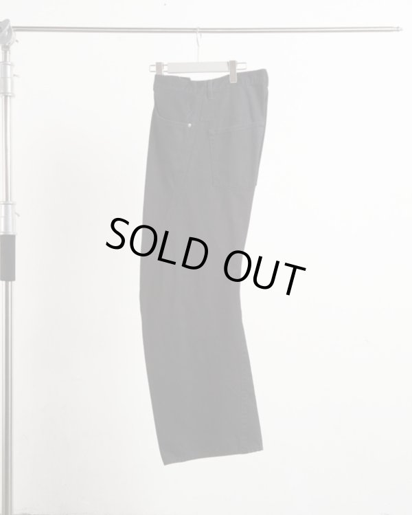 画像1: 【NVRFRGT(ネヴァーフォーゲット)】3D TWISTED WIDE LEG JEANS/  FADED BLACK