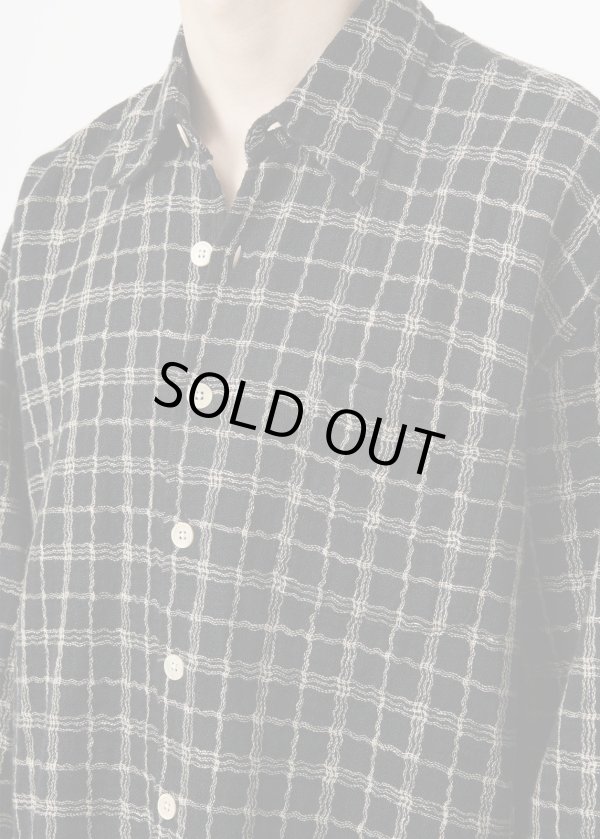 画像4: 【OUR LEGACY(アワーレガシー)】ABOVE SHIRT/ Black Fishnet Cloth