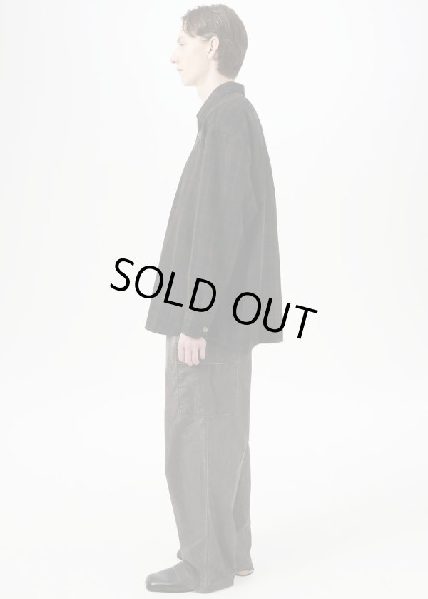 画像4: 【OUR LEGACY(アワーレガシー)】BORROWED SHIRT/ Black Sheer Shadow Check