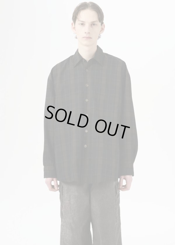 画像3: 【OUR LEGACY(アワーレガシー)】BORROWED SHIRT/ Black Sheer Shadow Check