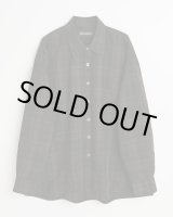画像: 【OUR LEGACY(アワーレガシー)】BORROWED SHIRT/ Black Sheer Shadow Check