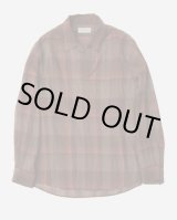 画像: 【ENCOMING(インカミング)】PULLOVER POCKET SHIRT/ BROWN×ORANGE