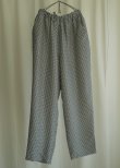 画像1: 【HEUGN(ユーゲン)】“Cooper” EASY PANTS PRINT - Navy