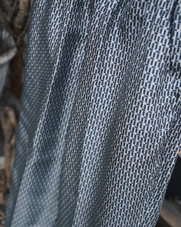 画像3: 【HEUGN(ユーゲン)】“Cooper” EASY PANTS PRINT - Navy