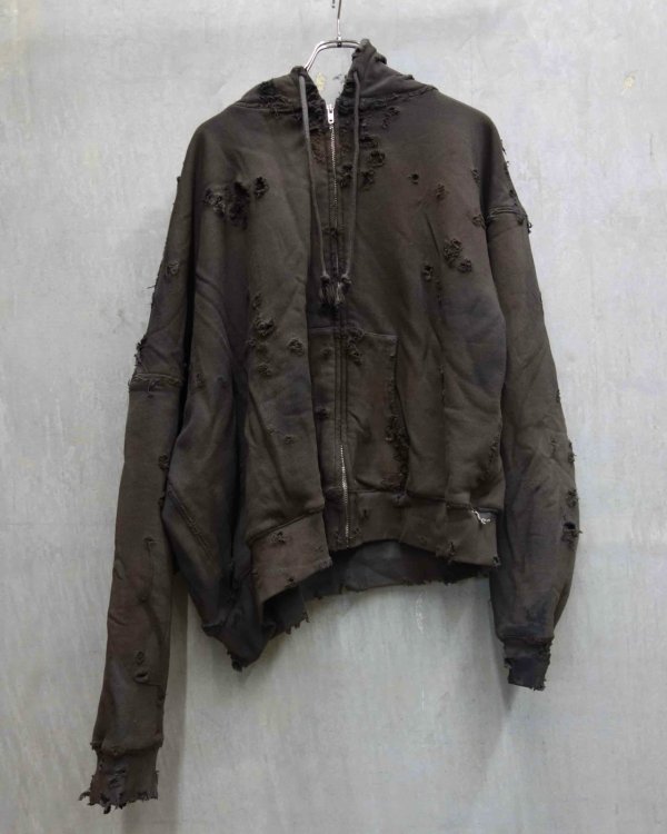 画像1: 【LES SIX(レシス)】70 Degree Exploded Hoodie/ Gray