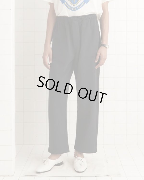 画像1: 【BODE(ボーディ)】SIDELINE SWEATPANTS / BLACK