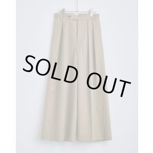 画像: 【BISOWN(ビソウン)】BISOWN WIDE CHINO/ CHAMBRAY BEIGE