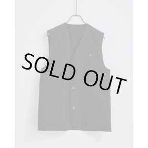 画像: 【BISOWN(ビソウン)】CHINO CLOTH × KARAMI REVERSIBLE VEST/ BLACK