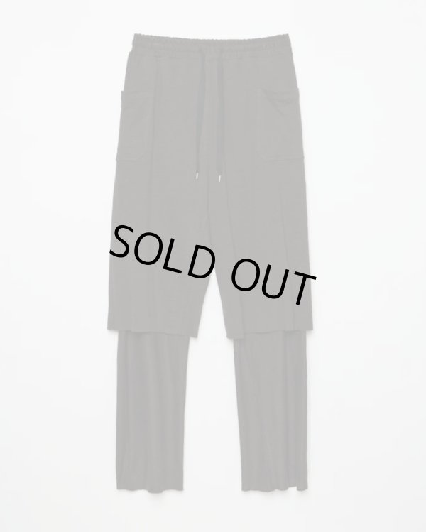 画像1: 【ensou.(エンソウ)】Reversible Layered Pants/ Espresso