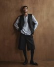 画像8: 【BISOWN(ビソウン)】CHINO CLOTH × KARAMI REVERSIBLE VEST/ BLACK