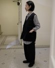 画像6: 【BISOWN(ビソウン)】CHINO CLOTH × KARAMI REVERSIBLE VEST/ BLACK
