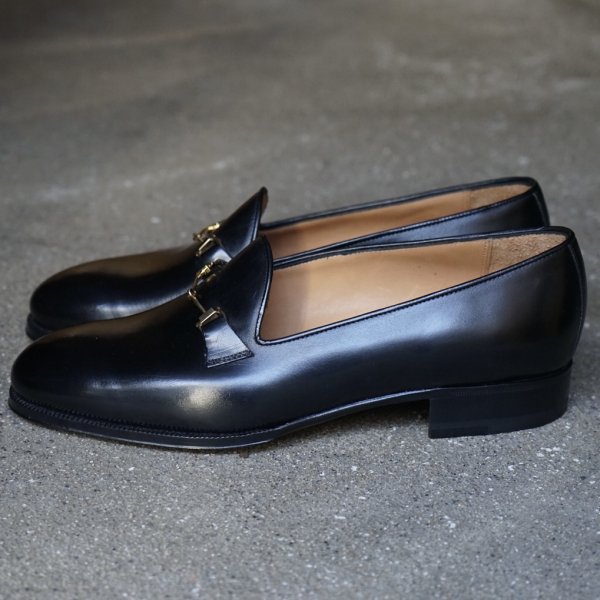 画像1: 【Le Yucca's(レユッカス)】Bit Loafer(Y27217)-GOODYEAR WELTED-/ NERO(Black)