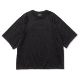 画像: 【ROTOL(ロトル)】CROSS MESH TEE　”BLACK”