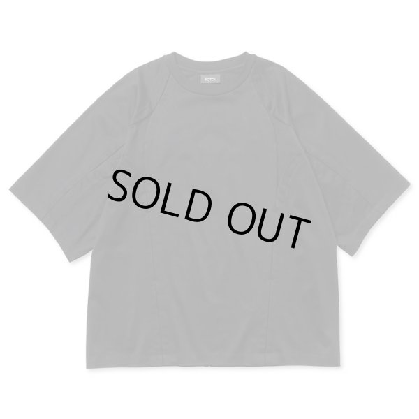 画像1: 【ROTOL(ロトル)】CROSS MESH TEE　”BLACK”