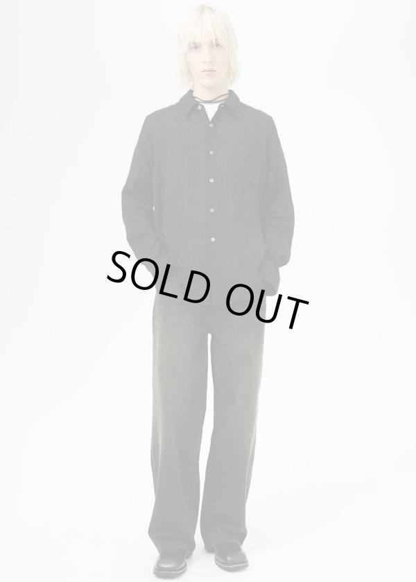 画像2: 【OUR LEGACY(アワーレガシー)】COCO SHIRT/ Washed Black Air Cotton